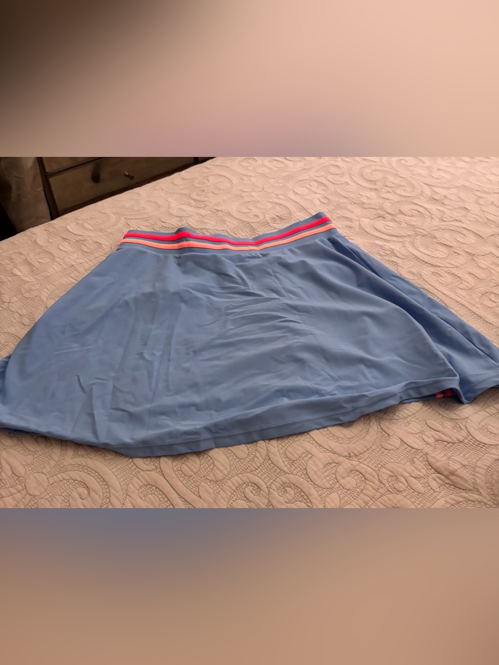 NWT PopVil 3 piece swim suit in blue, pink and orange size Medium. - Picture 7 of 7